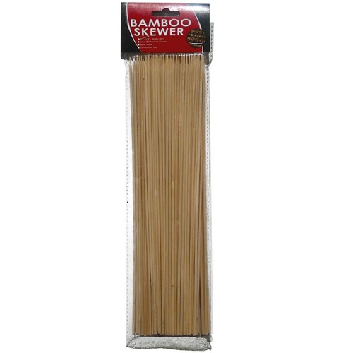 12" Bamboo Skewer wood stick BBQ Fish Steak Shish Kabobs Fondue Grill,100 ct - 第 2/2 張圖片