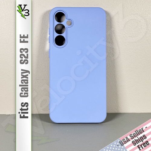 Hülle für Galaxy S23 FE - Helllila | Soft Touch Silikon | Slim & Flexibel - Bild 1 von 11