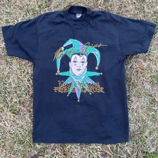 VTG 90's New Orleans French Quarter Mardi Gras T Shirt USA Men L