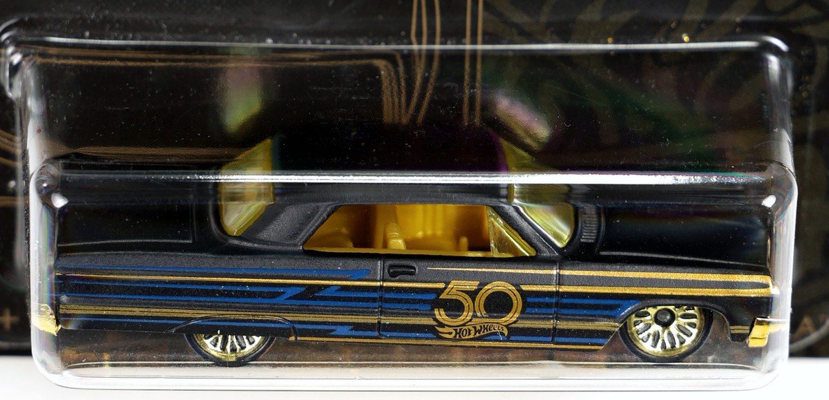 Hot Wheels 1964 Impala 50th Anniversary Black & Gold Series