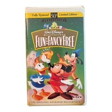 Fun and Fancy Free: 55th Anniversary Walt Disney's Masterpiece (VHS, Limited...