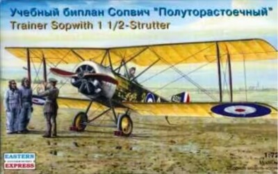 MW22 EASTERN EXPRESS EE72159 SOPWITH ''1½ STRUTTER'' BRITISH TRAINER./ 1/72 FLUGZE