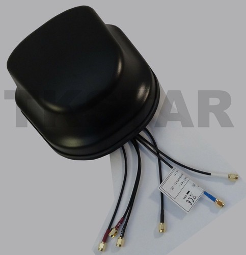 LTE 4G 5G + WIFI WLAN MIMO GSM GPS FM Radio Dach Antenne Boot LKW 6 x SMA - Bild 5 von 5