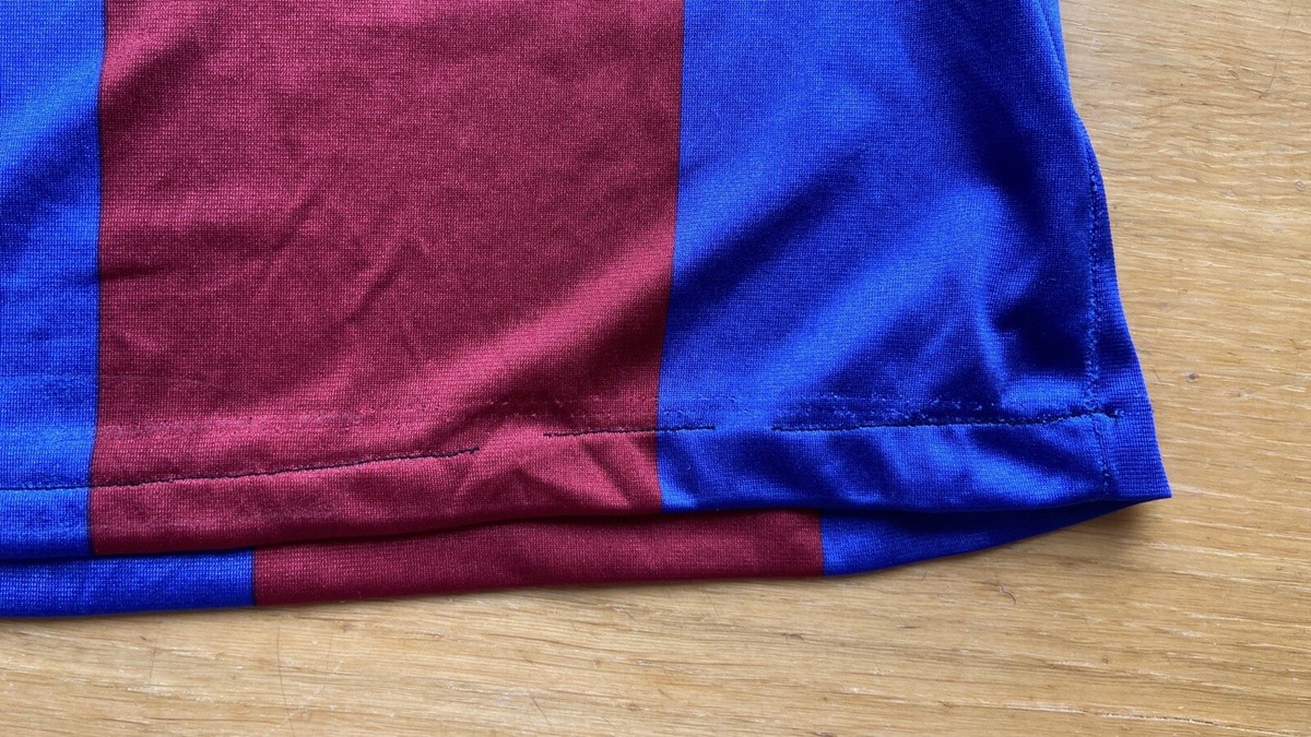 BARCELONA 1982 1989 HOME FOOTBALL SHIRT SOCCER JERSEY MEYBA sz M