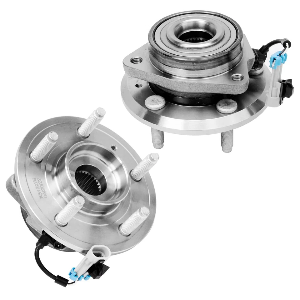 Front Rear Wheel Bearing and Hubs Kit for Pontiac Torrent Suzuki XL-7 Saturn Vue - Image 3 of 4