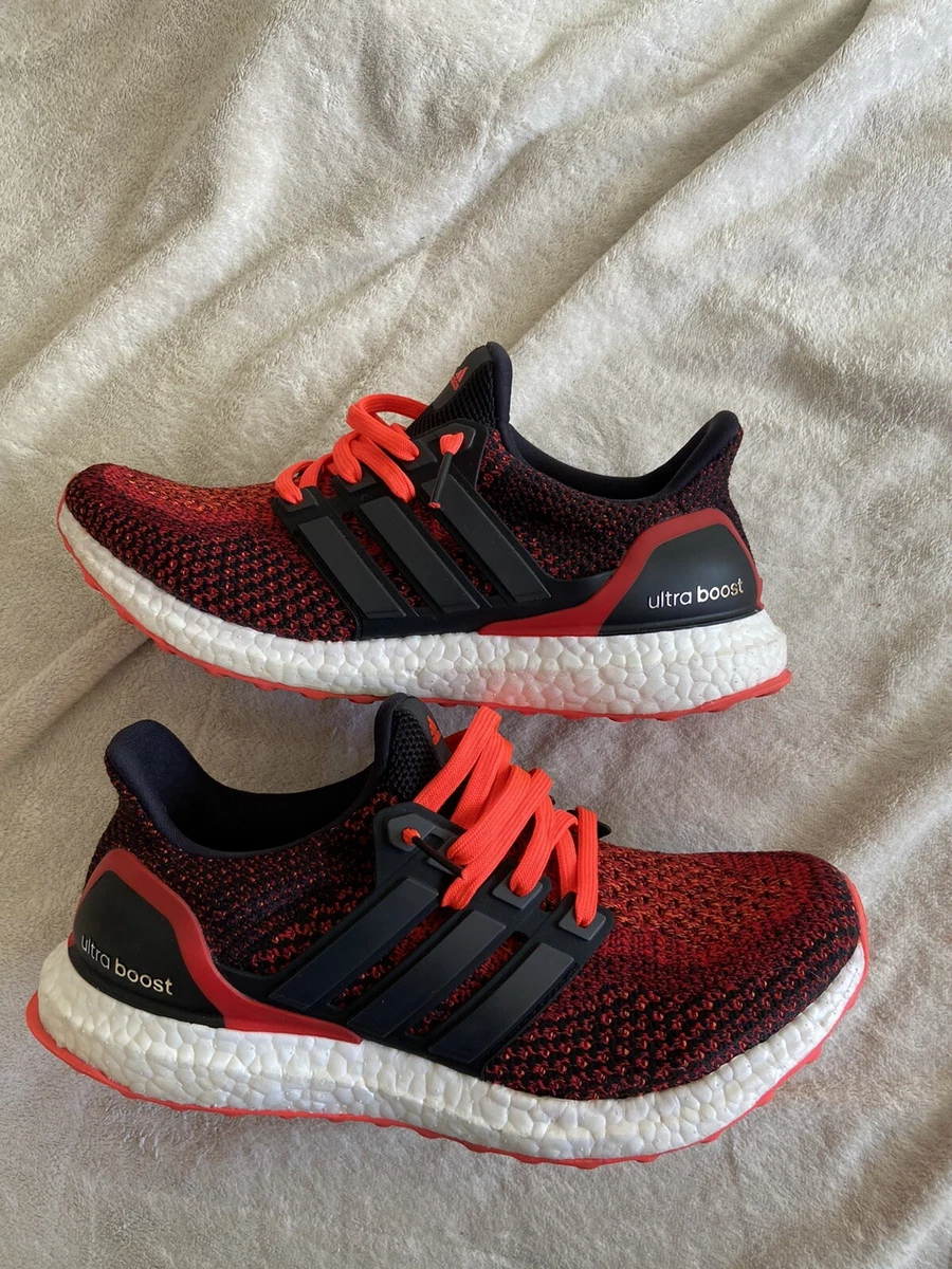 Ultra Boost 2.0 Solar Red Black Sz 7.5 AQ5930 |