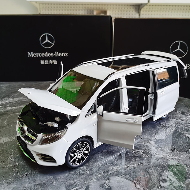 Mercedes benz 1:18V260L Vクラス MPV モデル 1/18 Dealer Edition Mercedes-Benz V-Class V260L MPV (Black