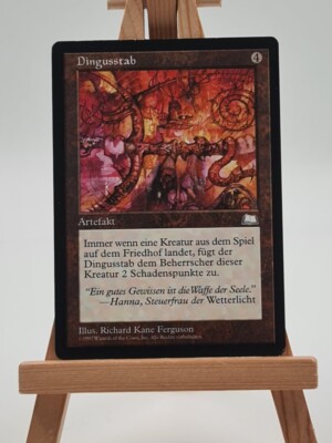 Dingusstab Wetterlicht Magic Karte MTG deutsch (Dingus Staff)
