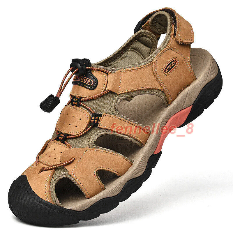 KEEN Sandali uomo pelle punta chiusa spiaggia sport outdoor antiscivolo estivi scarpe trekking