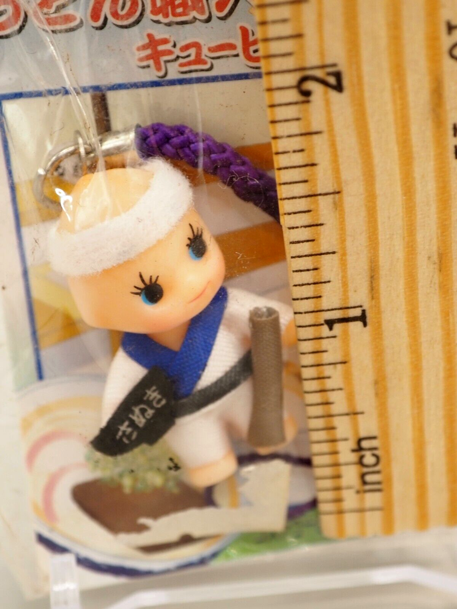 きゅーぴー様 Kewpie Kagawa Limited QP Udon Master Netsuke Figure Strap Japan