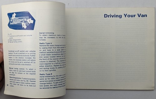 Original Ford Escort Range 6 & 8 Cwt Vans Operator's Manual, November 1969 - Picture 4 of 7