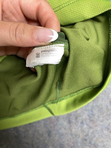 Patagonia Men’s Sz Large Dark Green Lightweight Quarter Zip Pullover Base Layer - Bild 6 von 7