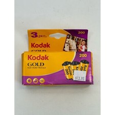 Kodak Gold 35MM ISO200 Color Print Film 3 Pack Expired 10/2018