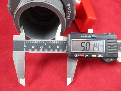 Kugelhahn 2-Wege PVC-U d 50 mm DN 40 - 1 1/2" Ventil Pool Hahn Schwimmbad - Bild 4 von 6