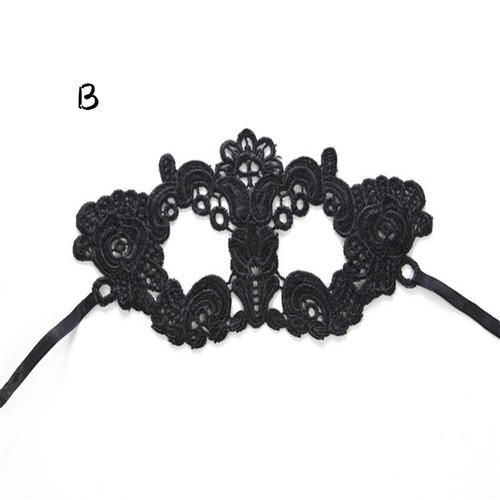 Hollow Lace Eye Mask Halloween Costume Party Cosplay Nightclub Eye Mask Sex Toys - Picture 12 of 22
