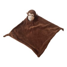 Baby Security Blanket Monkey Plush Lovey Stuffed Animal 18"