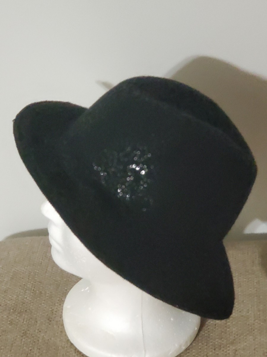 Diesel glitter Hat cap 100% wool Size II and III Diesel Corinda Black glitter Hat cap 100% wool Size II | eBay main image 4