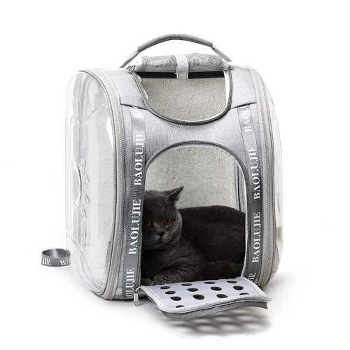 Pet Dog Cat Carrier Backpack Travel Hiking Bag Comfort Cat Handbag Foldable - Picture 9 of 16