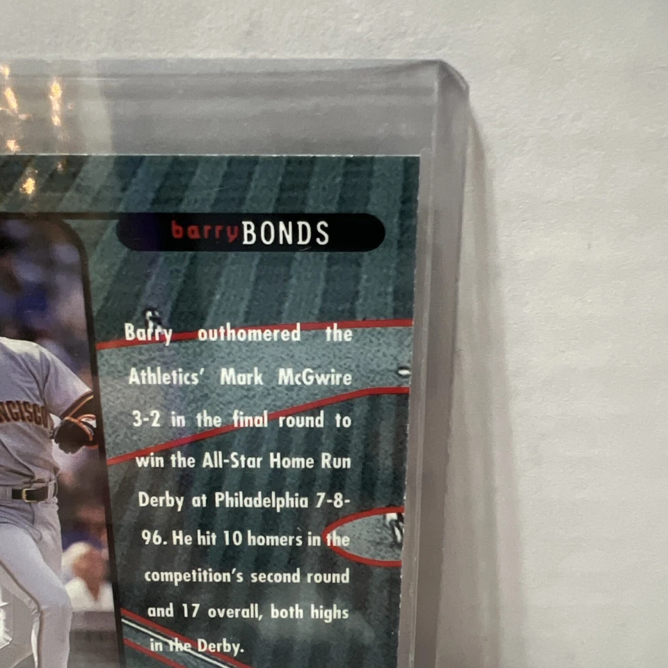 1997 UPPER DECK COLLECTOR'S CHOICE BASEBALL  Barry Bonds #NF6 - Image 4 of 4
