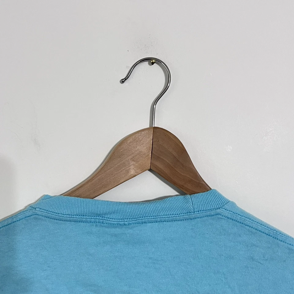 Simply Southern Girls T-Shirt Size S Teal Blue Long Sleeve Preppy Owl - Image 4 of 4