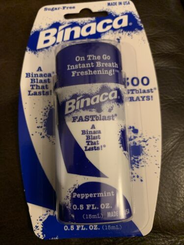 Excellent Binaca FASTblast Breath Spray - Peppermint, 0.50oz
