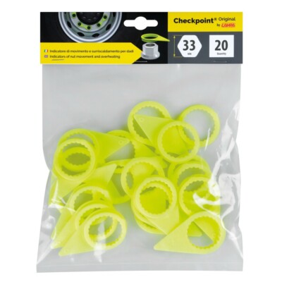 Haltec Checkpoint 100 – Giallo 22 Mm Allentato Dado Indicatore Dado Ruota Dado Indicatore Di Controllo Dado Per Camion Commerciali - Foto 3