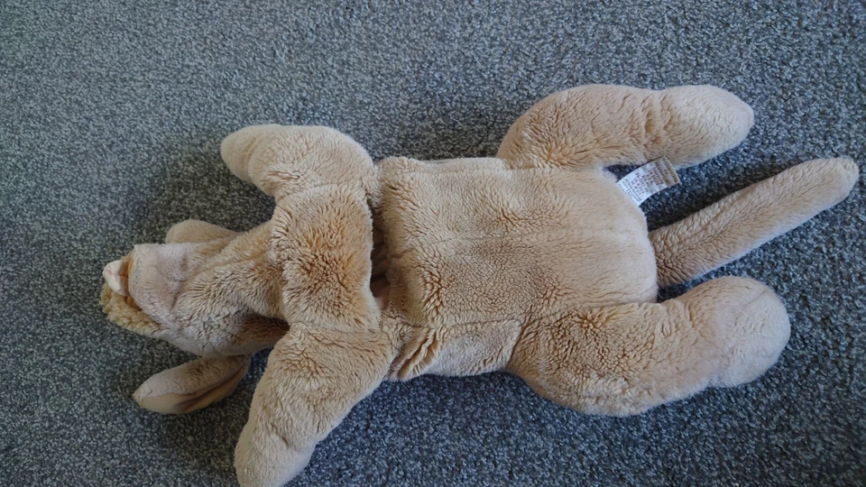 Folkmanis Puppets Furry Folk Tales Beige Dog Plush - 50cm - Rare - image 3 of 4