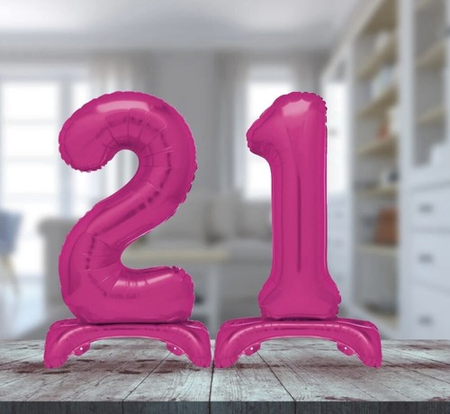 21st birthday air filled free standing party balloons. 21st birthday decorations - Picture 6 of 45