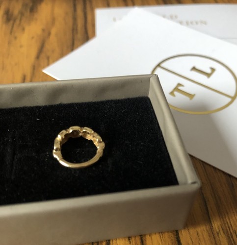✨ 175£ Tish Lyon 14kt massiv Gold Kette Scharnier Clicker Ring 8mm 16g 1,2mm - Bild 5 von 7