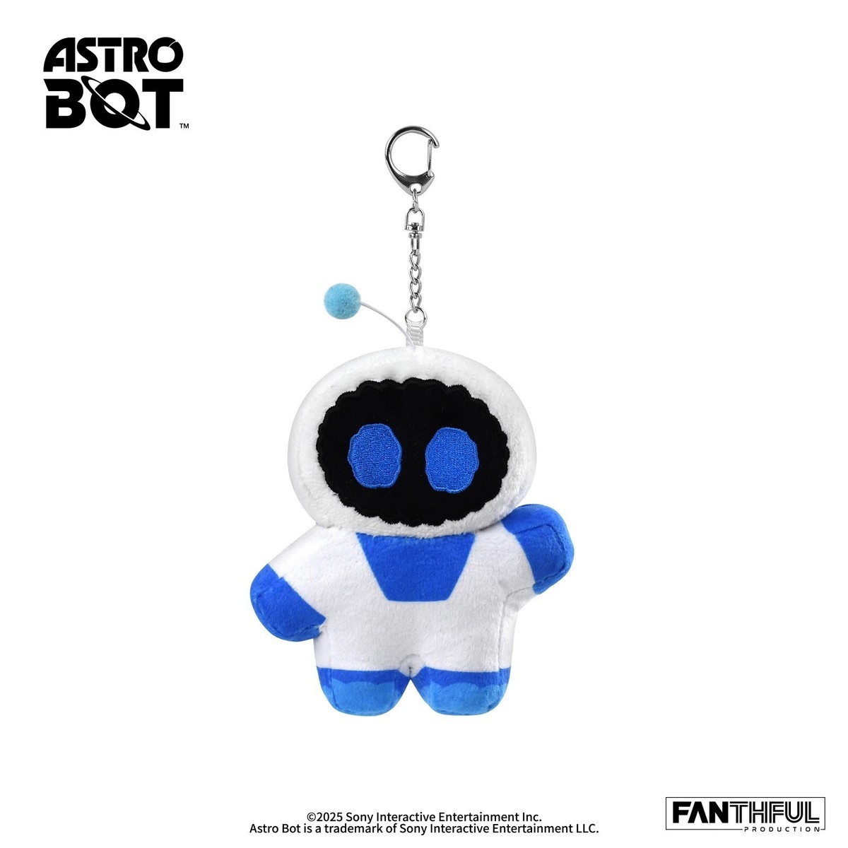 14cm Official Astro Plush Doll Keychain Hanging Toys Plushie