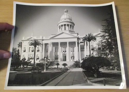 ORIGINAL 1950's 'POP' Laval PHOTO Print~'The FRESNO COUNTY COURTHOUSE'~Calif