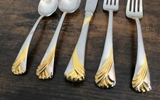 LENOX - KELLY GOLD  - YOUR CHOICE *  STAINLESS FLATWARE SILVERWARE* OLD STOCK