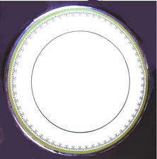 Pickard Marquis Green and Gold Salad Plate(s) Multiples Available Slightly Used