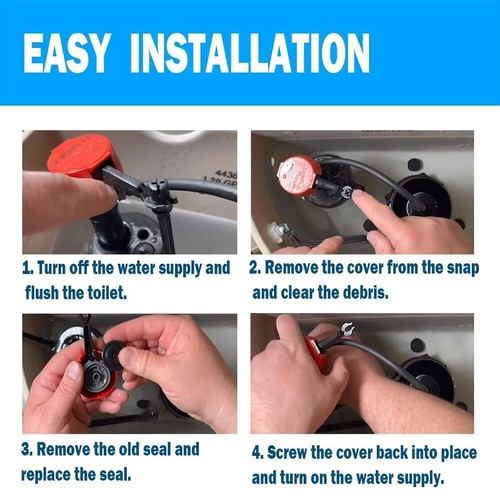 Essential Durable Sturdy Fill Valve Seals for Fluidmaster 242/200/400/747 Toilet - Picture 9 of 10