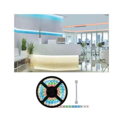 Paulmann MaxLED 500 LED Strip Erweiterung, 10 m lang, 72 W, 550 lm|m, RGBW