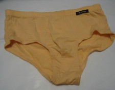 NOS Vtg Yellow 100 Cotton Bikini Briefs Underwear M Oldstock Briefs St Moritz