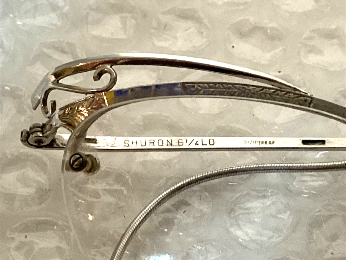 【1940’s】Shuron “white gold filled” 1940's】Shuron “white gold filled” Vintage Shuron Eyeglasses