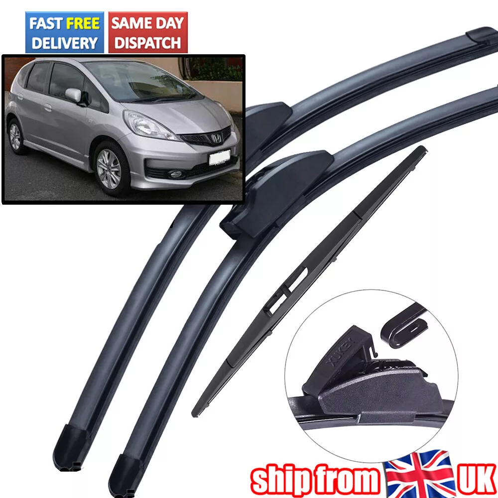 Honda fit wiper clearance blade size