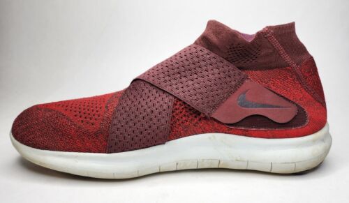 Nike Free RN Run Motion FK Flyknit 2017 Tough 880845-601 Red Shoes Size 13 - Picture 3 of 12
