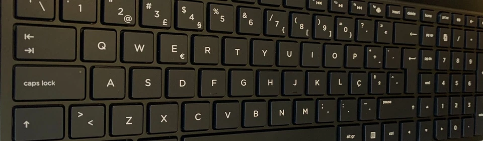 HP Portuguese Wireless Keyboard and Mouse Slim Portuguese Keyboard layout - Image 2 of 3