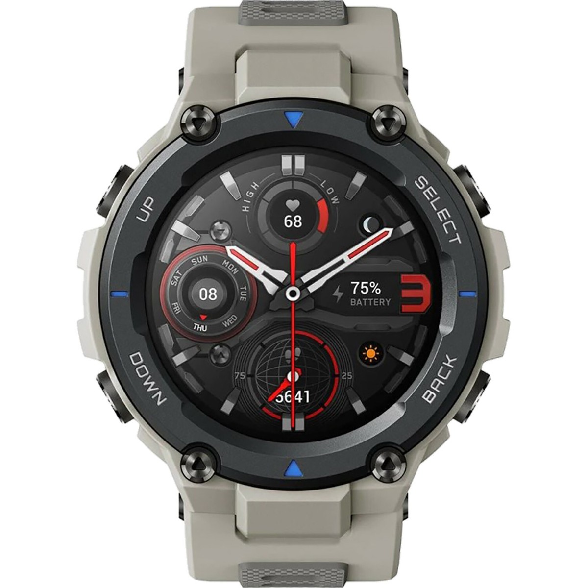 ★美品★Amazon Amazfit T-Rex Pro Amazfit T-Rex Pro Desert Grey Bluetooth Smartwatch NEW | eBay