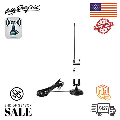 Dual Band Magnetic Mount Mobile Antenna 2m/70cm VHF UHF Heavy-Duty Mag ...