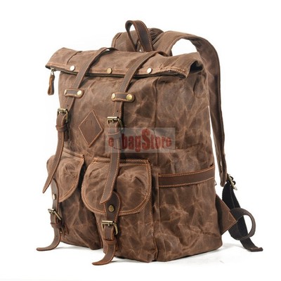 water resistant canvas backpack