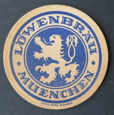 LOWENBRAU MUENCHEN Vitus Herb beermat beer mug beer mug 24