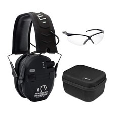 Walkers Razor Slim Electronic Quad Muff with Bluetooth Bundle