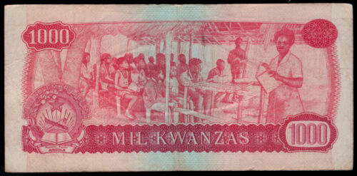 Angola 1000 Kwanzas 1979 P. 117 en F - Imagen 2 de 2