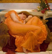 Flaming June by Frederic Leighton, Giclee Canvas Print, in various sizes
