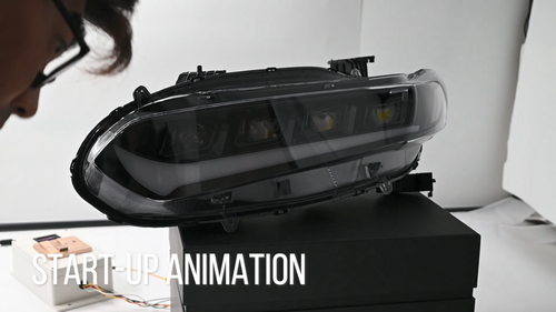 LED Headlights For 10th Gen Honda Accord 2018-2022 RGB Front Lamps Assembly - Video 1 of 1