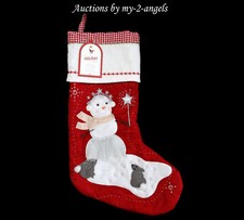 NWT Pottery Barn Kids SNOW GIRL Christmas Quilted Stocking NO MONOGRAM NO NAME
