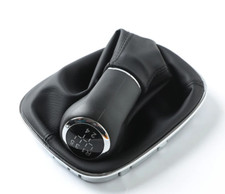 Cuffia Cambio Ecopelle Pomello Cambio Per Opel Corsa D E Adam - Set 6 Marce Con Cuffia E Telaio Cucitura Bianca Pomello Cambio Opel - Foto 12